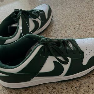Nike Dunk Low Michigan State Green Size11 DD1391-101 appear new